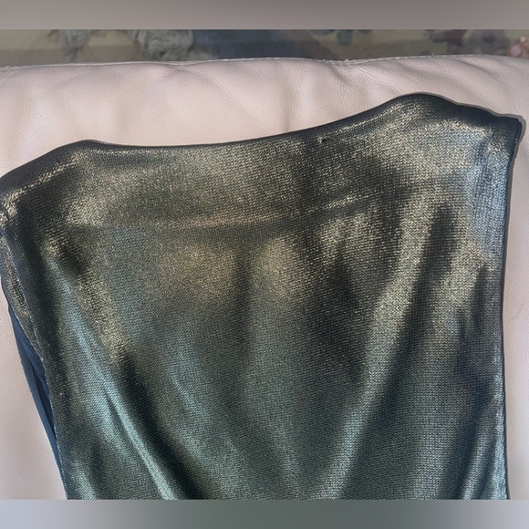 SAINT LAURENT
Jersey Twist Front Sleeveless Dress - size 36. - small - gold - Picture 11 of 16